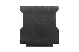 Toyota Tacoma Truck Bed Mat - Rough Country - 5 ft Bed, RC Logo, 3/8 in Nyracord - '24-'26